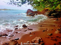 Red Sand Beach, Maui by Alison Ranheim 